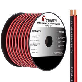 Tyumen 12AWG red wire on a spool for LED strip connections
