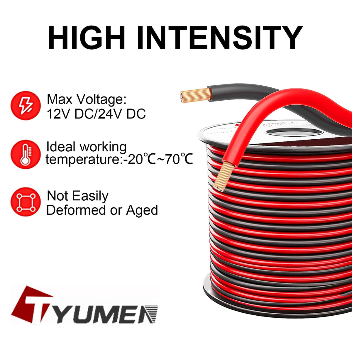 Tyumen polarity and length markings help accurate hookups