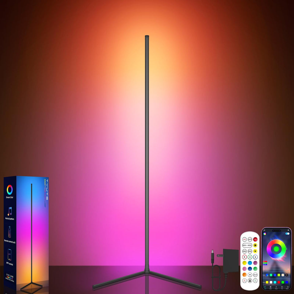 Tyute LED Corner Floor Lamp base assembly for stable setup