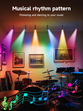 Tyute LED spot lights music sync for rhythmic ambience