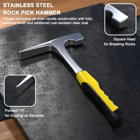 TZDTMEOS flathead chisels set for rock and brick work