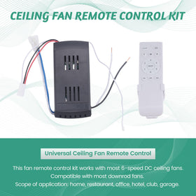 uaelua universal ceiling fan remote packaging contents for reference.