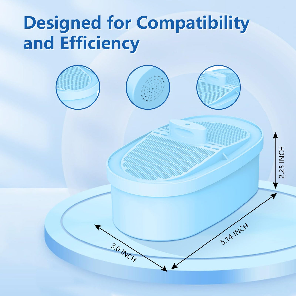 UAMIGYU 3-pack packaging highlights long-lasting use and reduced waste.