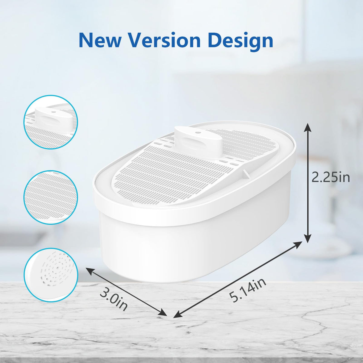 UAMIGYU WD-PF-01A Plus long-lasting filter up to 3 months.