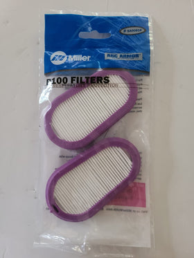 ubcwin Miller SA00818 P100 filters pair for LPR-100 enabling easier breathing