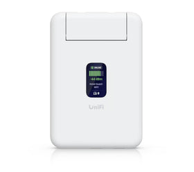 Ubiquiti UniFi UTR travel router in bag demonstrates compact design for on-the-go power