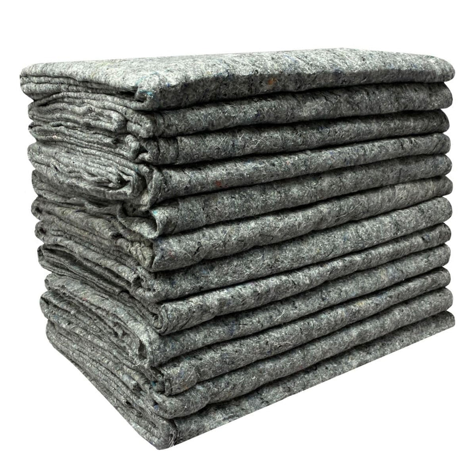 UBMOVE textile moving blanket 12-pack protects furniture during moves
