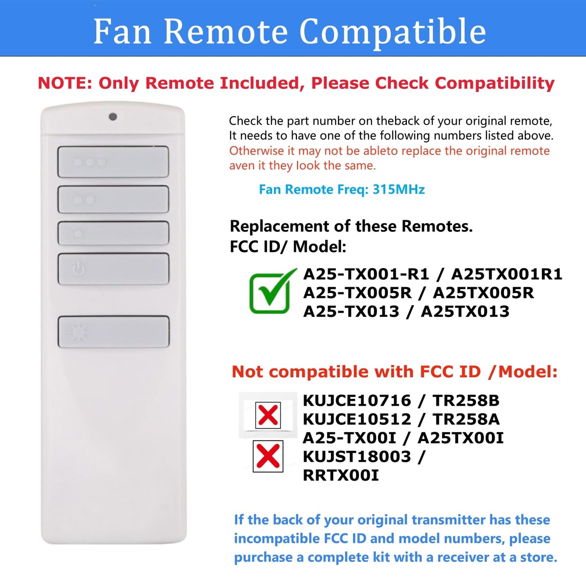 UBORSY Harbor Breeze remote dimming control for seamless light levels