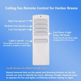 UBORSY Harbor Breeze remote pairing key for quick synchronization