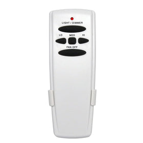 UBORSY HD5 remote front view for easy fan control
