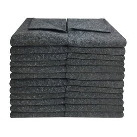 Uboxes moving blanket gray 54x72 with soft padding for safe packing