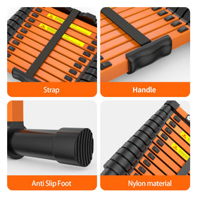 UC UP CLIMBER anti-slip base enhances ladder stability during work.