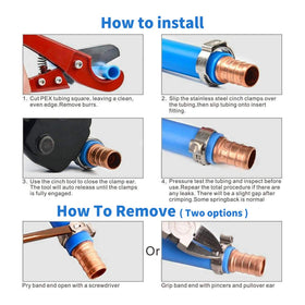 UCANVIN Interlock 360-stepless design secures PEX fittings reliably