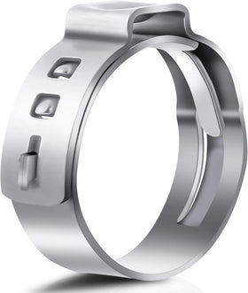 UCANVIN PEX Cinch Clamp showing 360-degree seal for leak-free joints