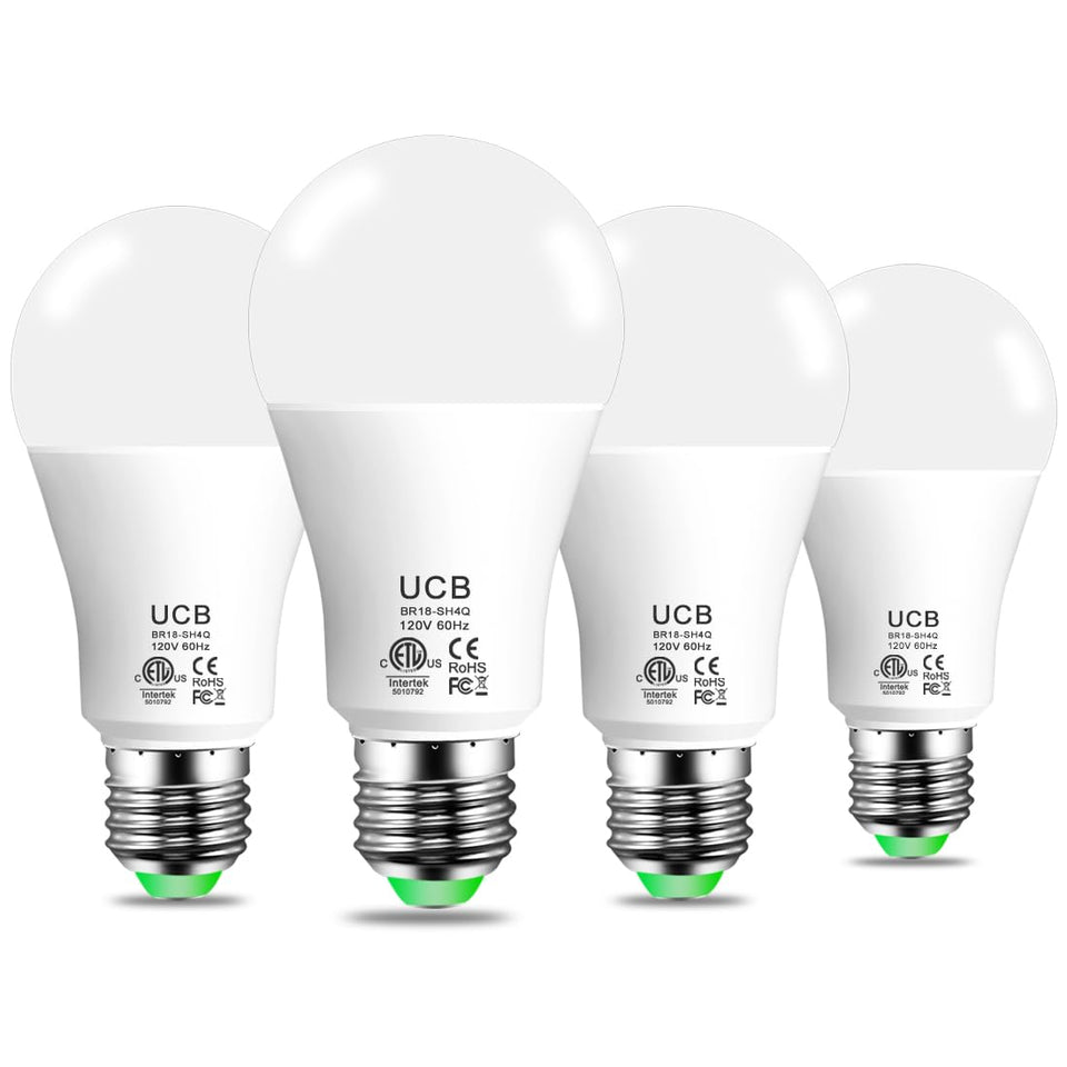 UCB Alexa lightbulb 4pack box, ready for simple home upgrade.