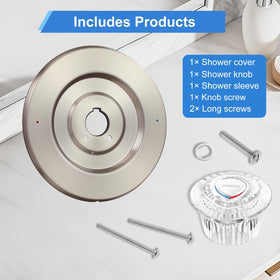 UCDEDT satin nickel finish resists tarnish and corrosion for lasting beauty