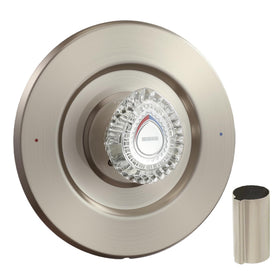 UCDEDT satin nickel shower trim cover plate adds durable style to a Moen upgrade