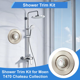 UCDEDT complete shower trim kit unboxing shows all necessary parts