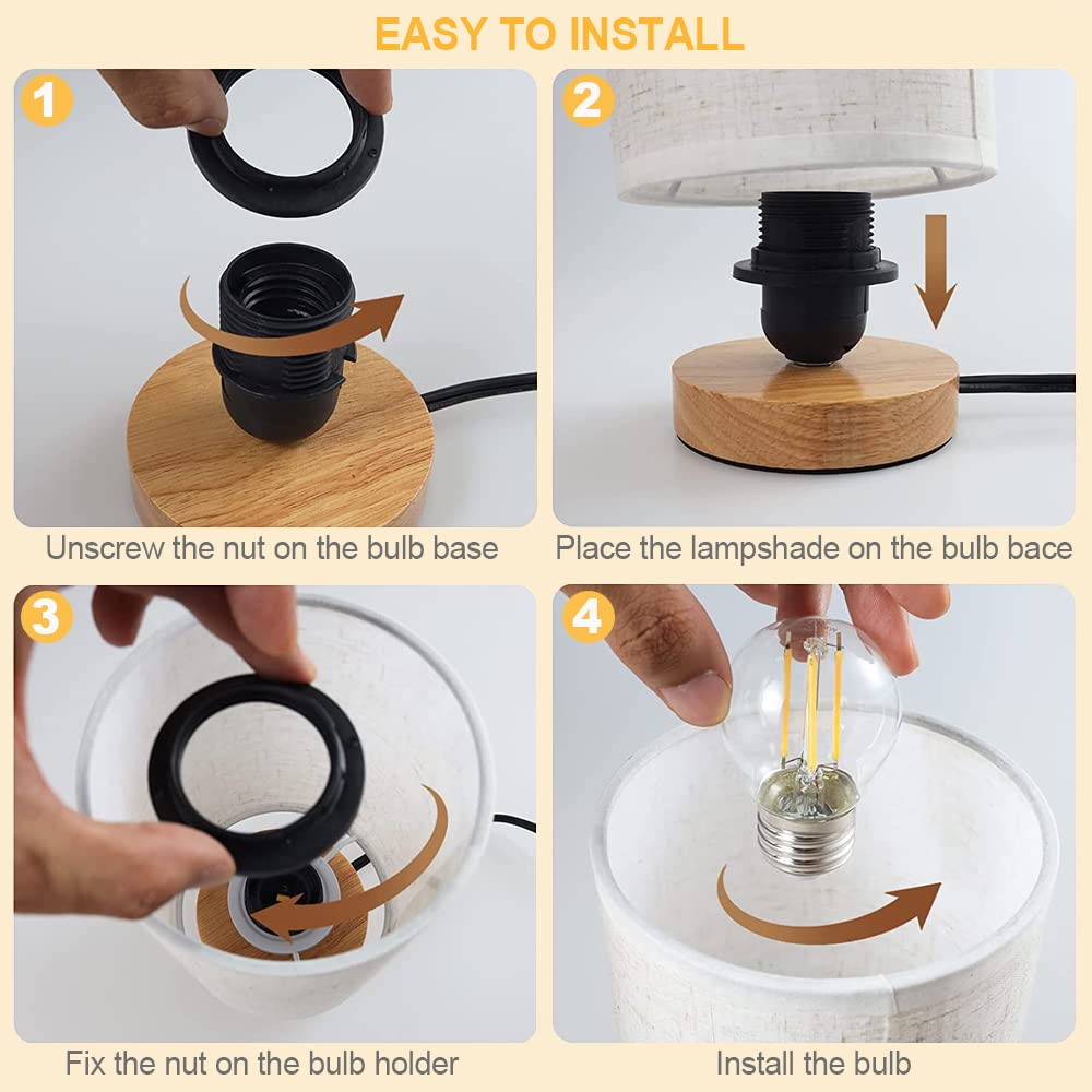 UCHENTON lamp provides 400 lumens for reading and study tasks.