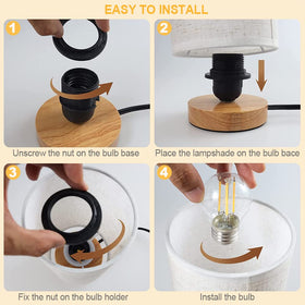 UCHENTON lamp provides 400 lumens for reading and study tasks.