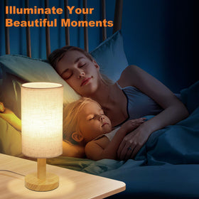 UCHENTON linen shade softens light for cozy evenings.