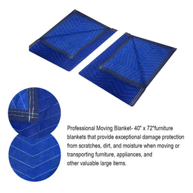 UDAREIT moving blanket 40x72 reusable and washable for repeated use.