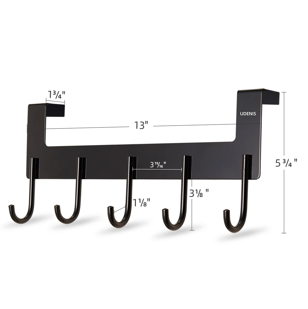 UDENIS aluminum door hanger showcasing sturdy construction