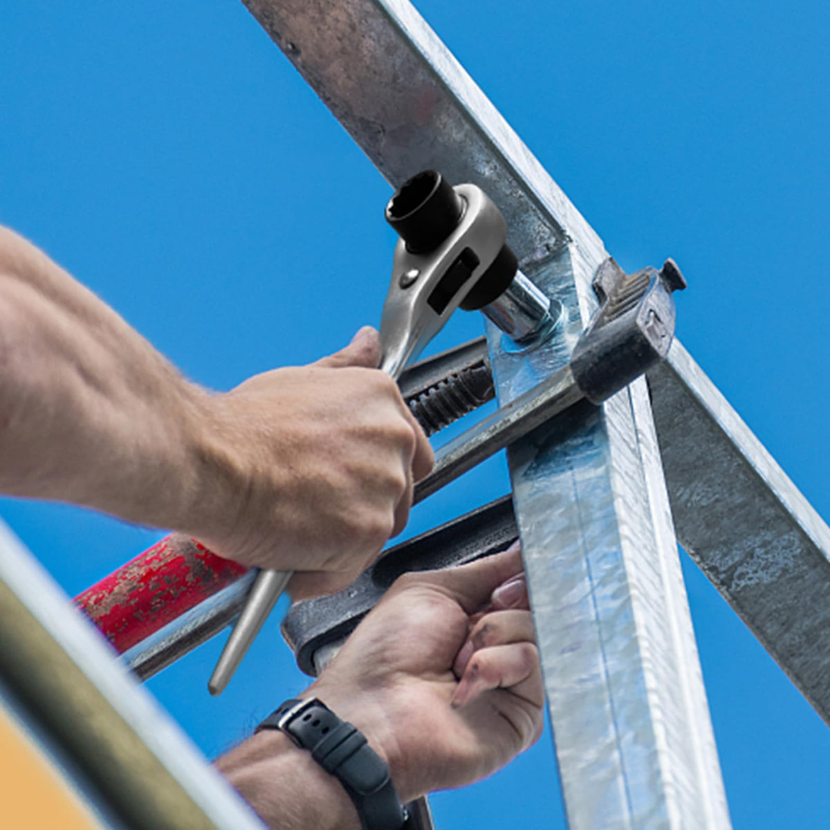 Udibas tapered-end aids quick bolt alignment