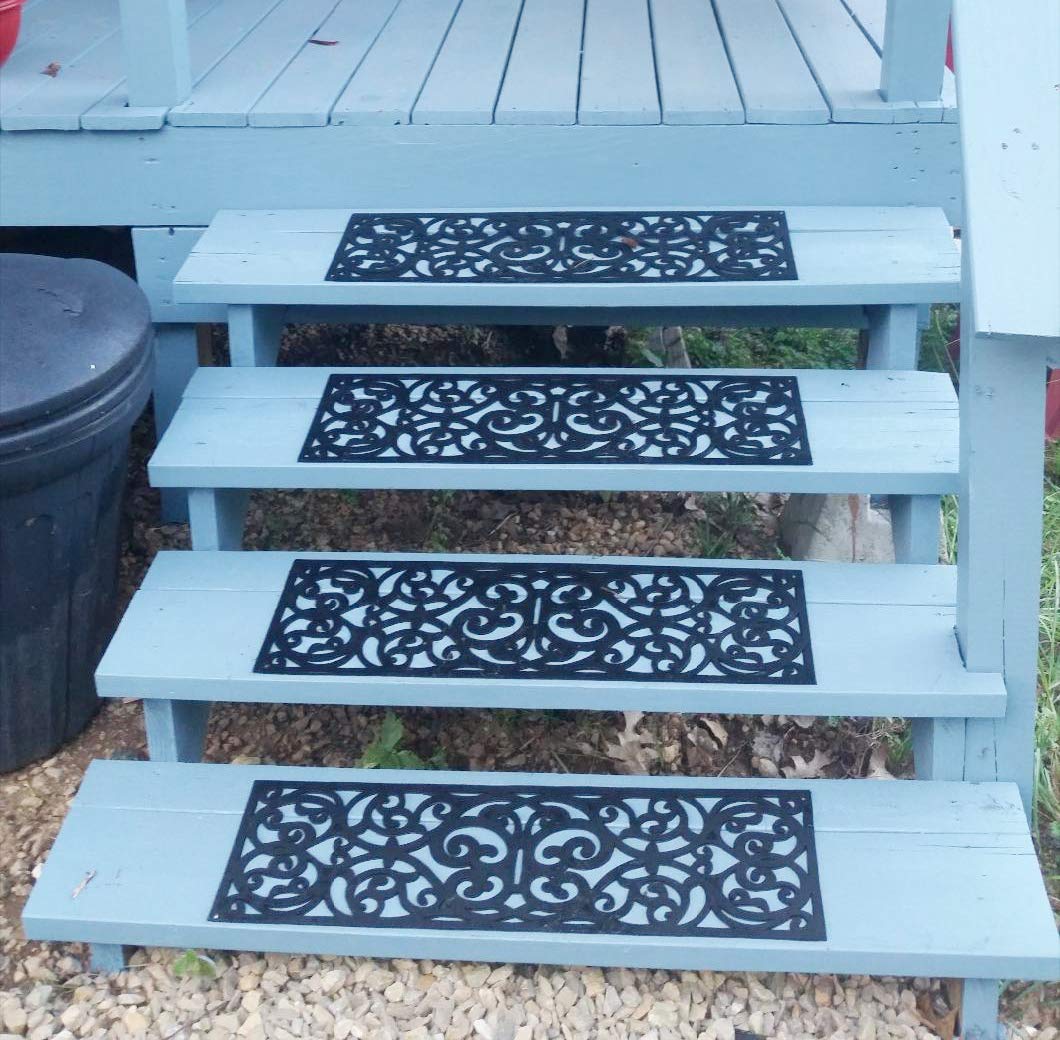 UFelice durable stair treads suitable for both exterior and interior stairs.