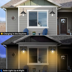 Ufelizor solar barn light wireless installation for quick, tool-free setup.