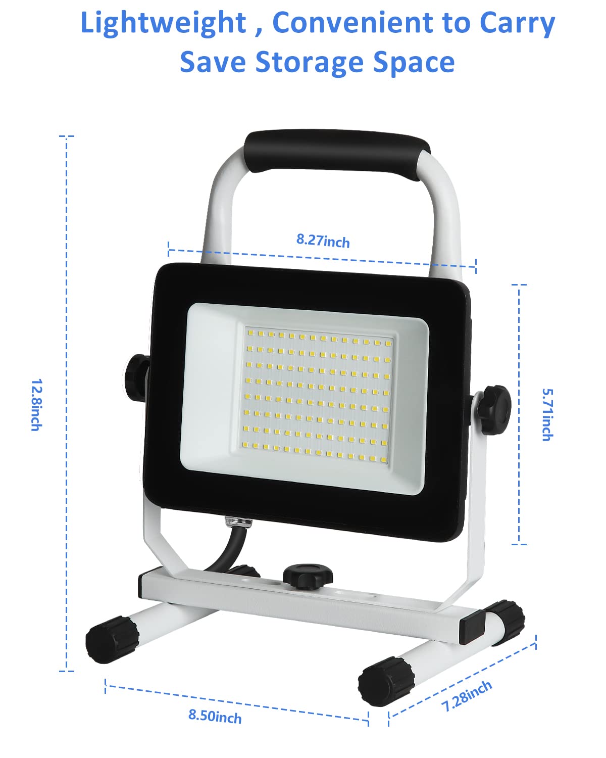 UFOND light head offers 360° horizontal rotation and 270° vertical tilt