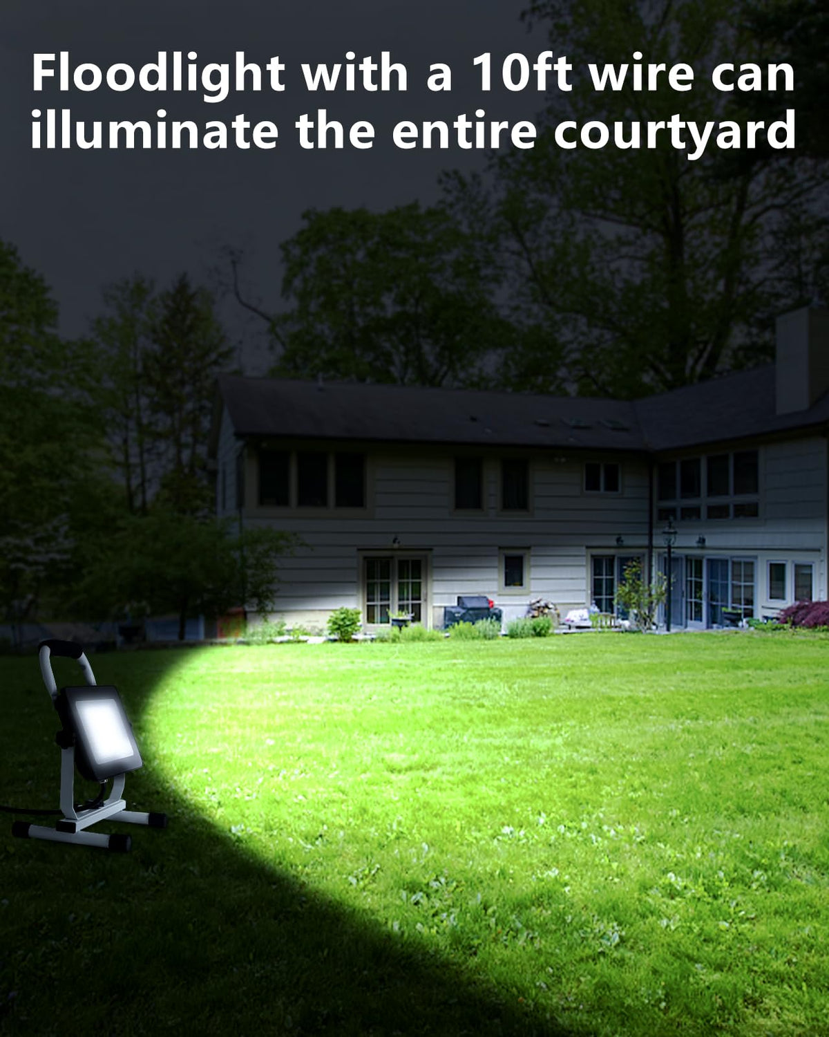 UFOND 5000K daylight white output enhances visibility