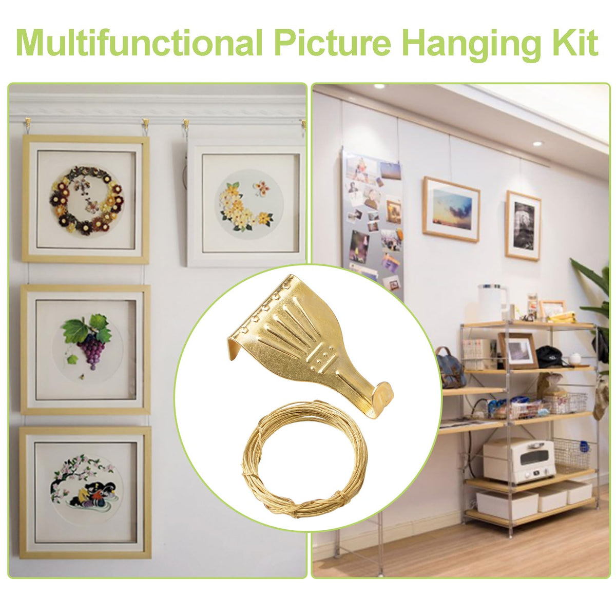 UFURMATE exhibition-hanging system simplifies setup and frame arrangement.