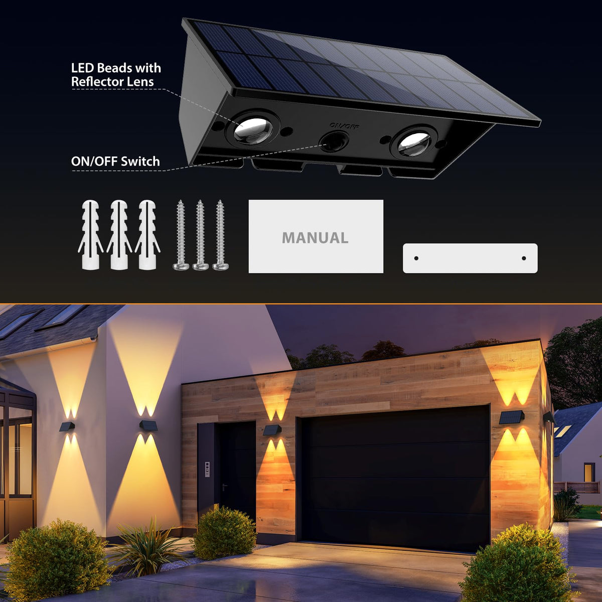 UGDLUCK versatile outdoor lighting for deck and patio areas.
