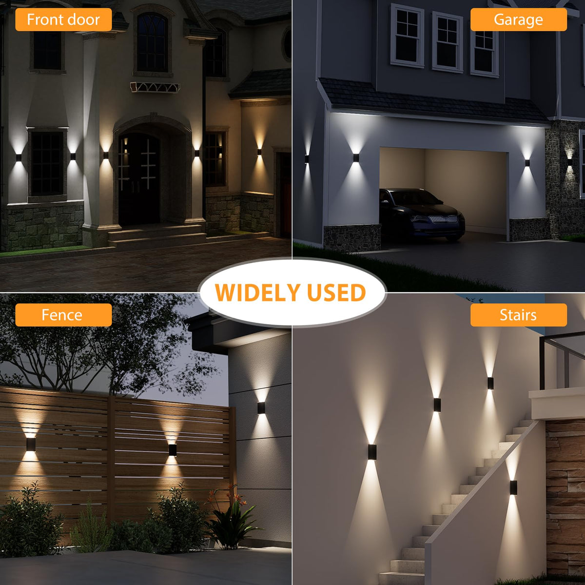 UGDLUCK multi-beam design covers wider areas along fences and patios.
