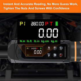 Uharbour digital torque wrench adapters enable full drive versatility for different tools.