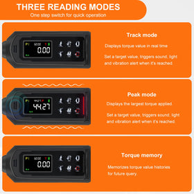Uharbour Digital Torque Wrench peak alert signals when target torque is reached