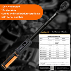 Uharbour Torque Wrench unit switch lets you choose four measurement units