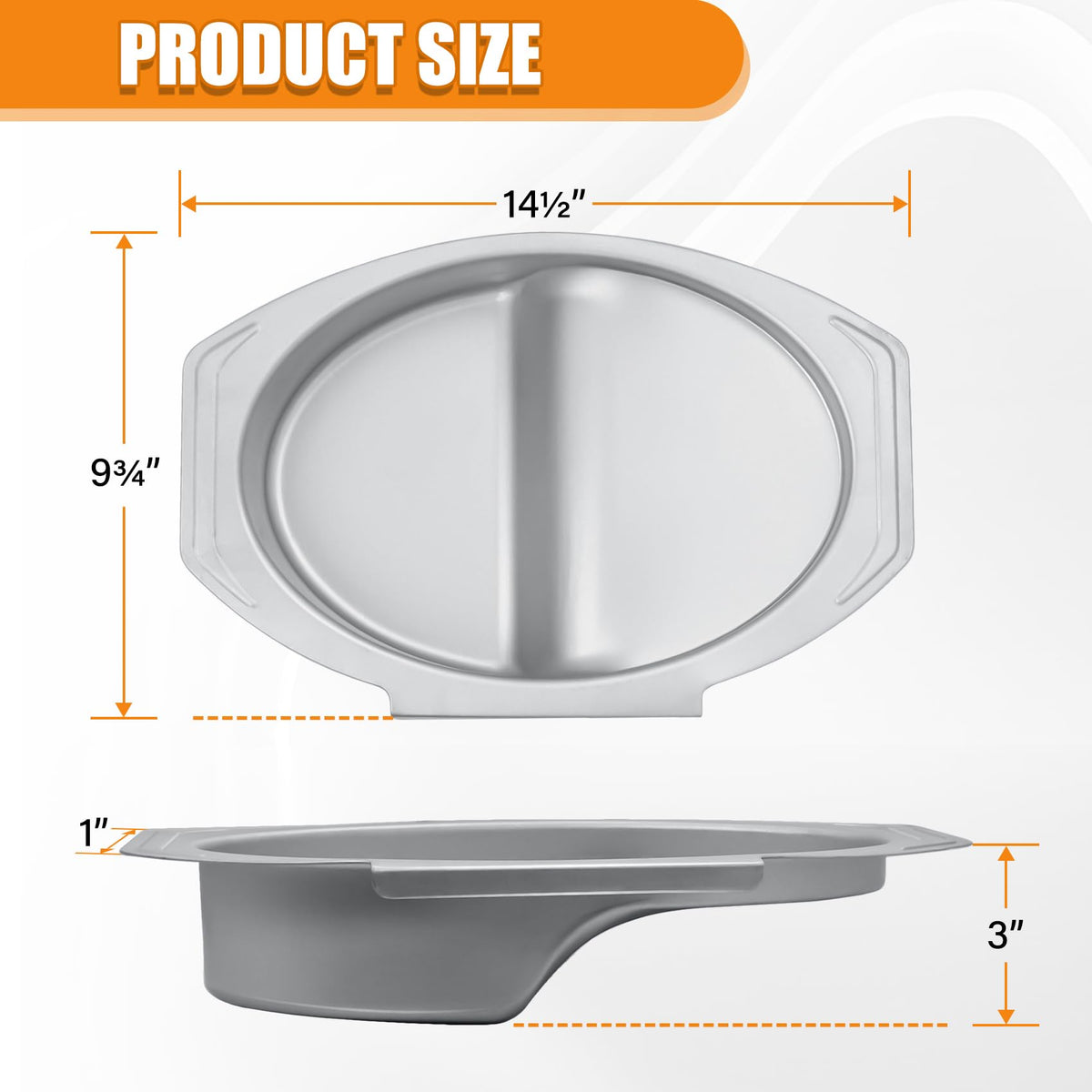 UHEGDRR water bowl replacement, side view highlights durable material