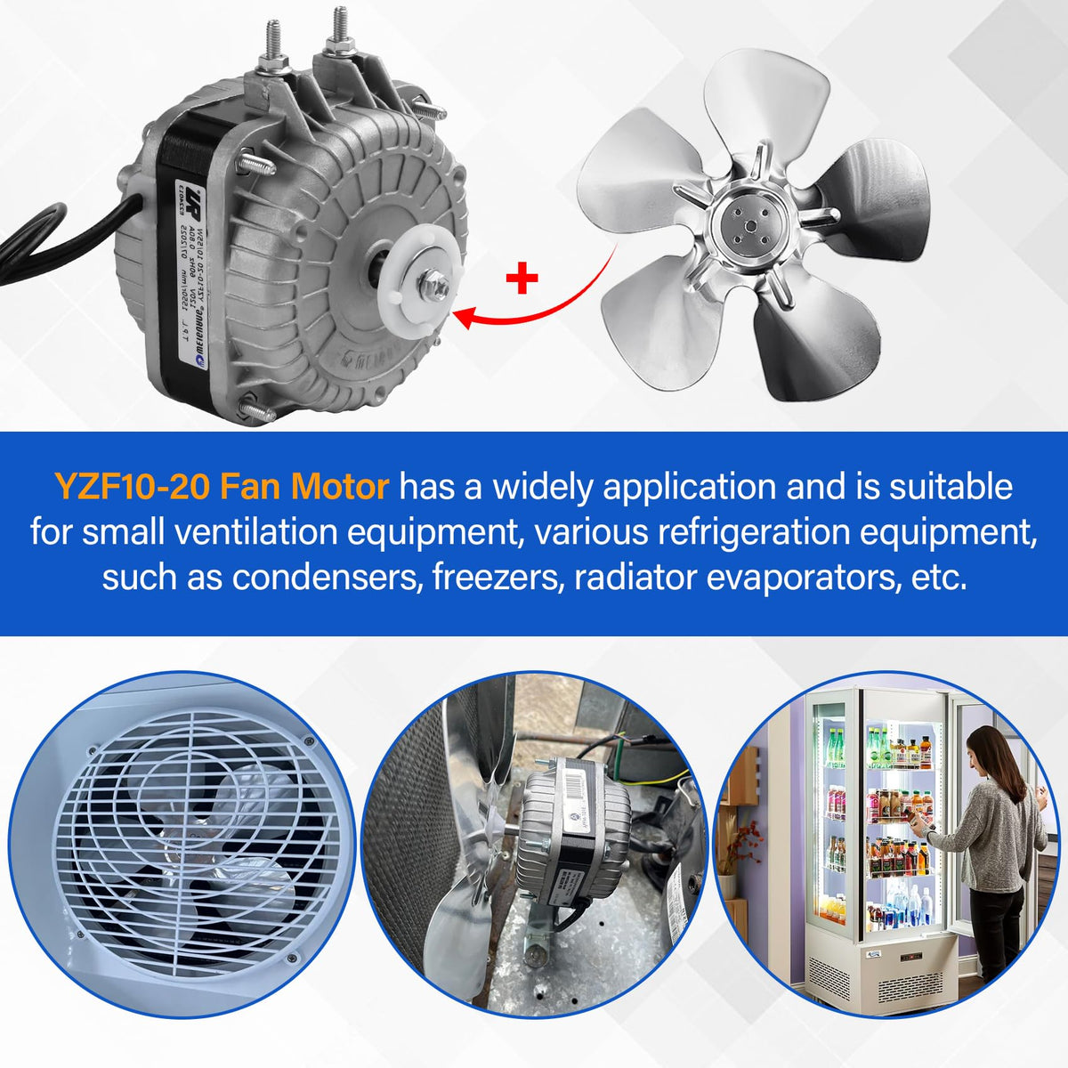 UHEGDRR YZF10-20 fan motor packaging ensures safe transit