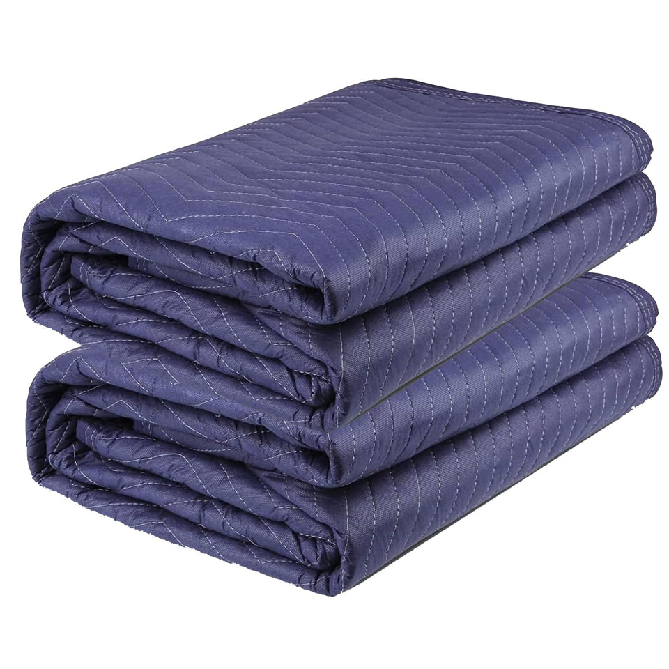 uhomoving 2-pack moving blankets cover furniture during relocation for protection