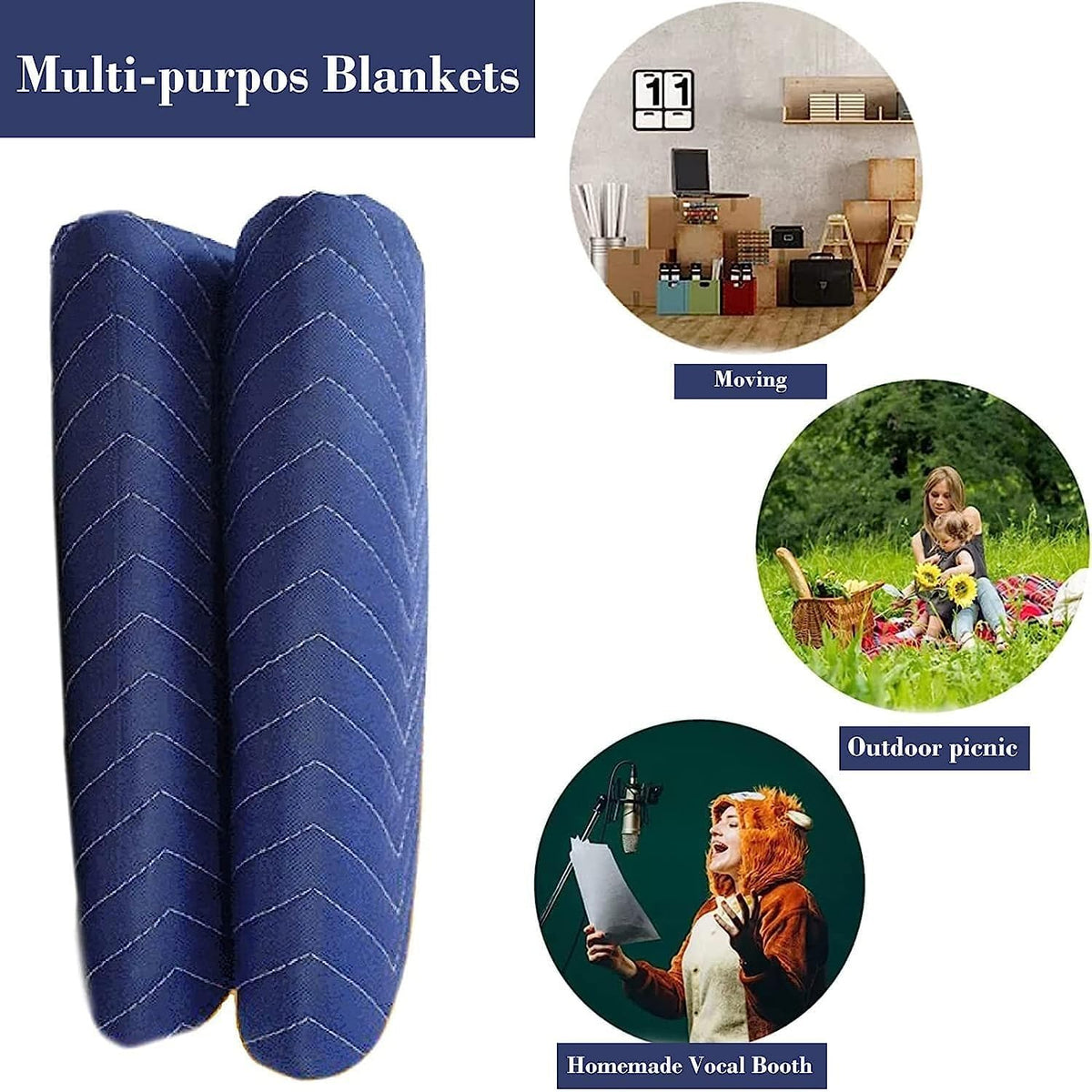 uhomoving outdoor camping blanket doubles as picnic or camping pad