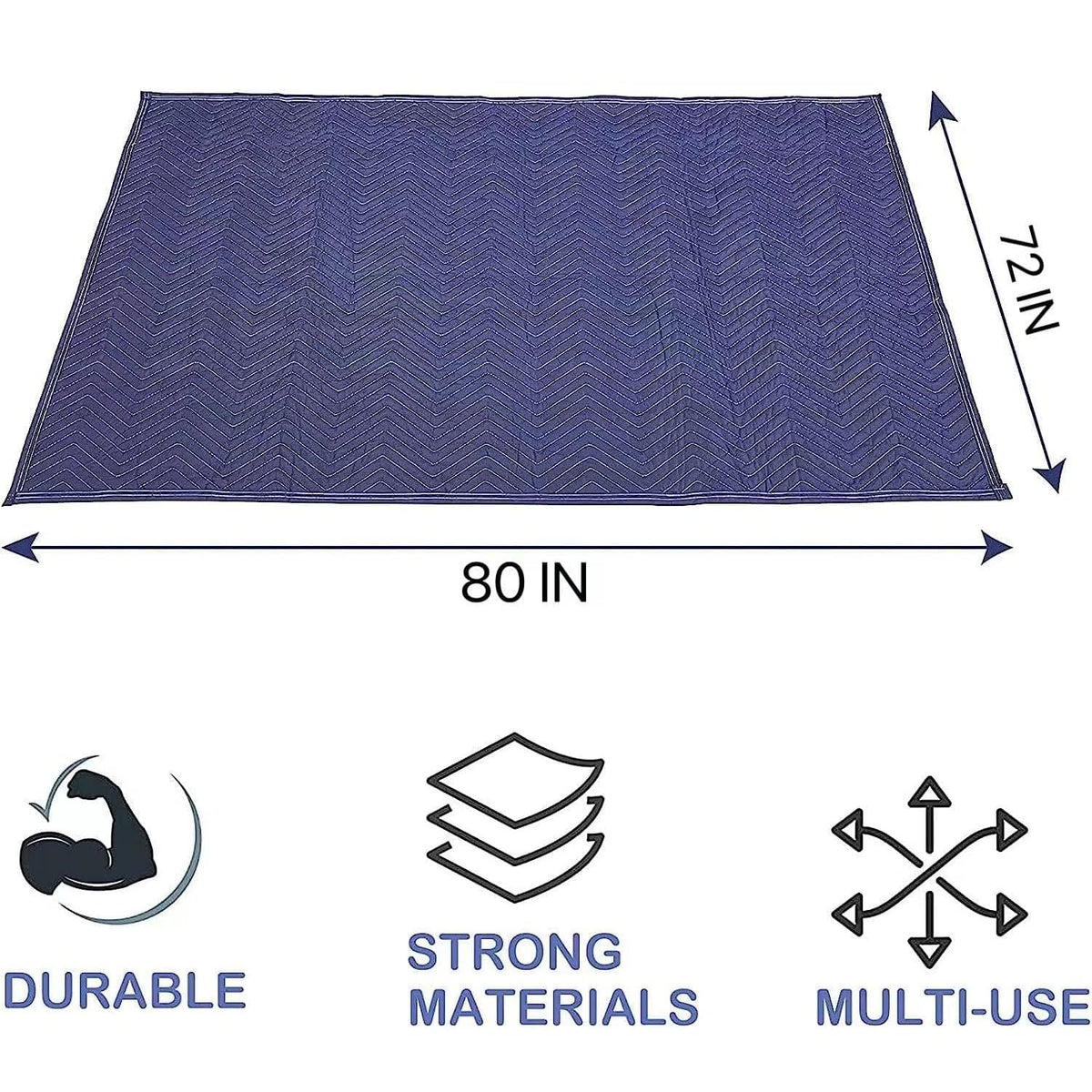 uhomoving quilted padding blanket shows inner cushioning for large items
