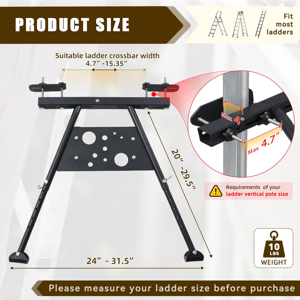 UIABOPZ stabilizer supports up to 300 lbs for heavy-duty tasks