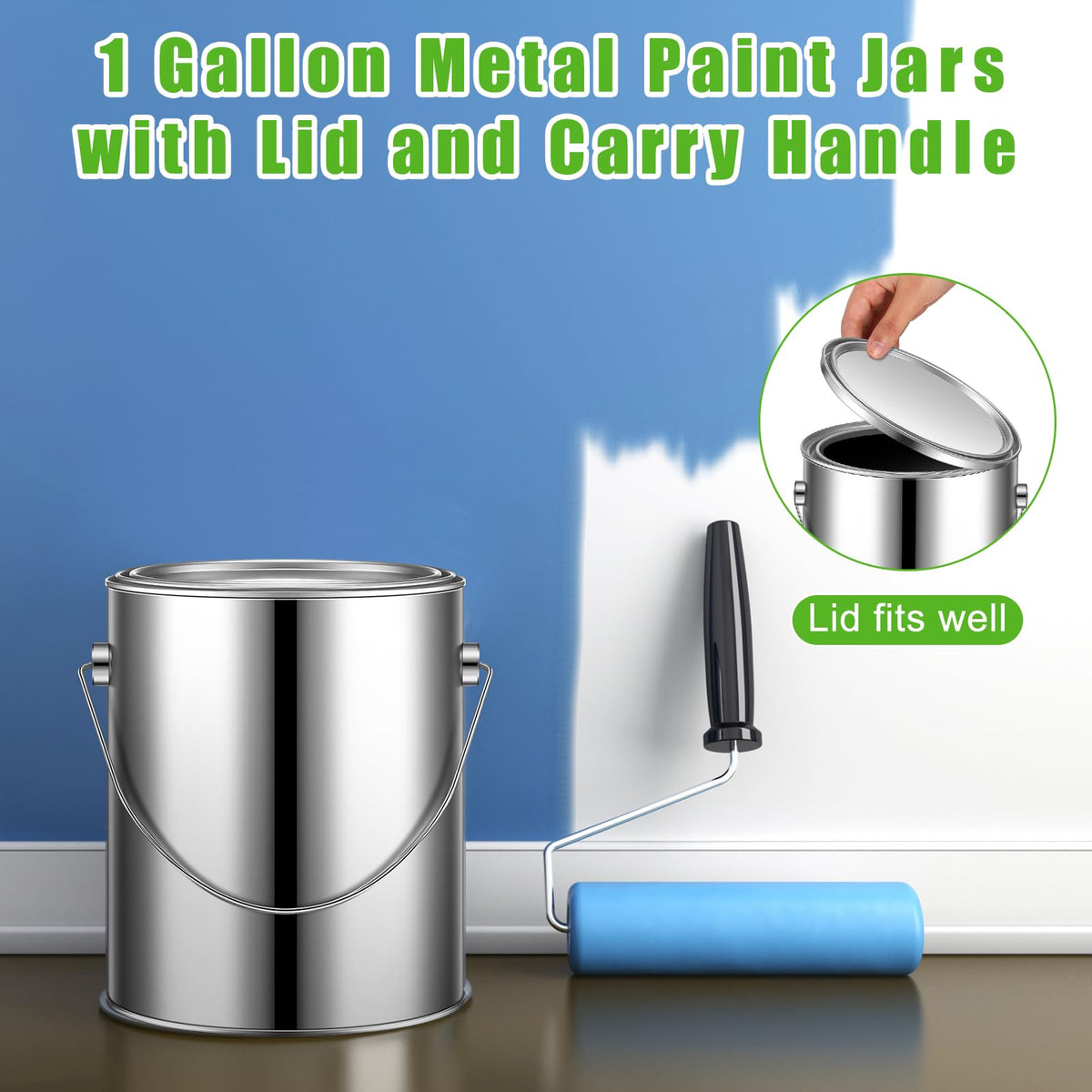 Uiifan compact empty paint cans for easy home DIY use.