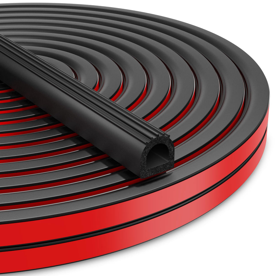 UIOCSSC EPDM D-shaped door seal for RV doors offers weather protection