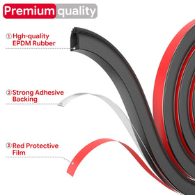 UIOCSSC EPDM D-shaped trailer seal provides durable moisture defense