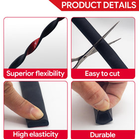 UIOCSSC wide-application seal fits doors, windows, RVs, cars, and boats for versatile protection.