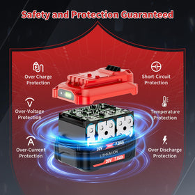 Easy swap with Craftsman 20V chargers using a Uionvot replacement battery.
