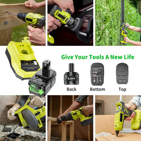 Uionvot extended runtime for demanding tasks with Ryobi 18V tools